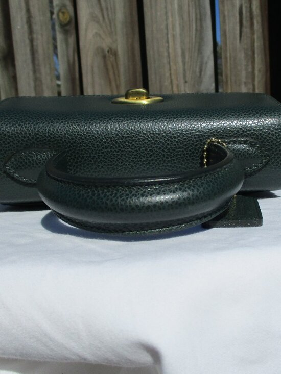 Coach 4413 Madison Gracie purse handbag crossbody forest green - Picture 8 of 16